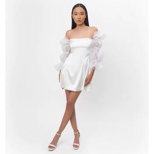 Lurelly white cloud dress